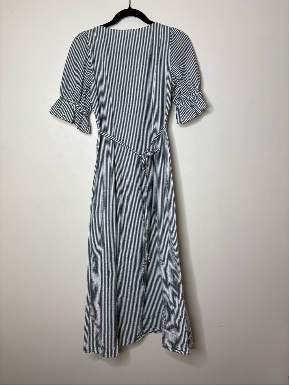 Christy Dawn The Lennon Dress In Pewter Stripe - Picture 7 of 7